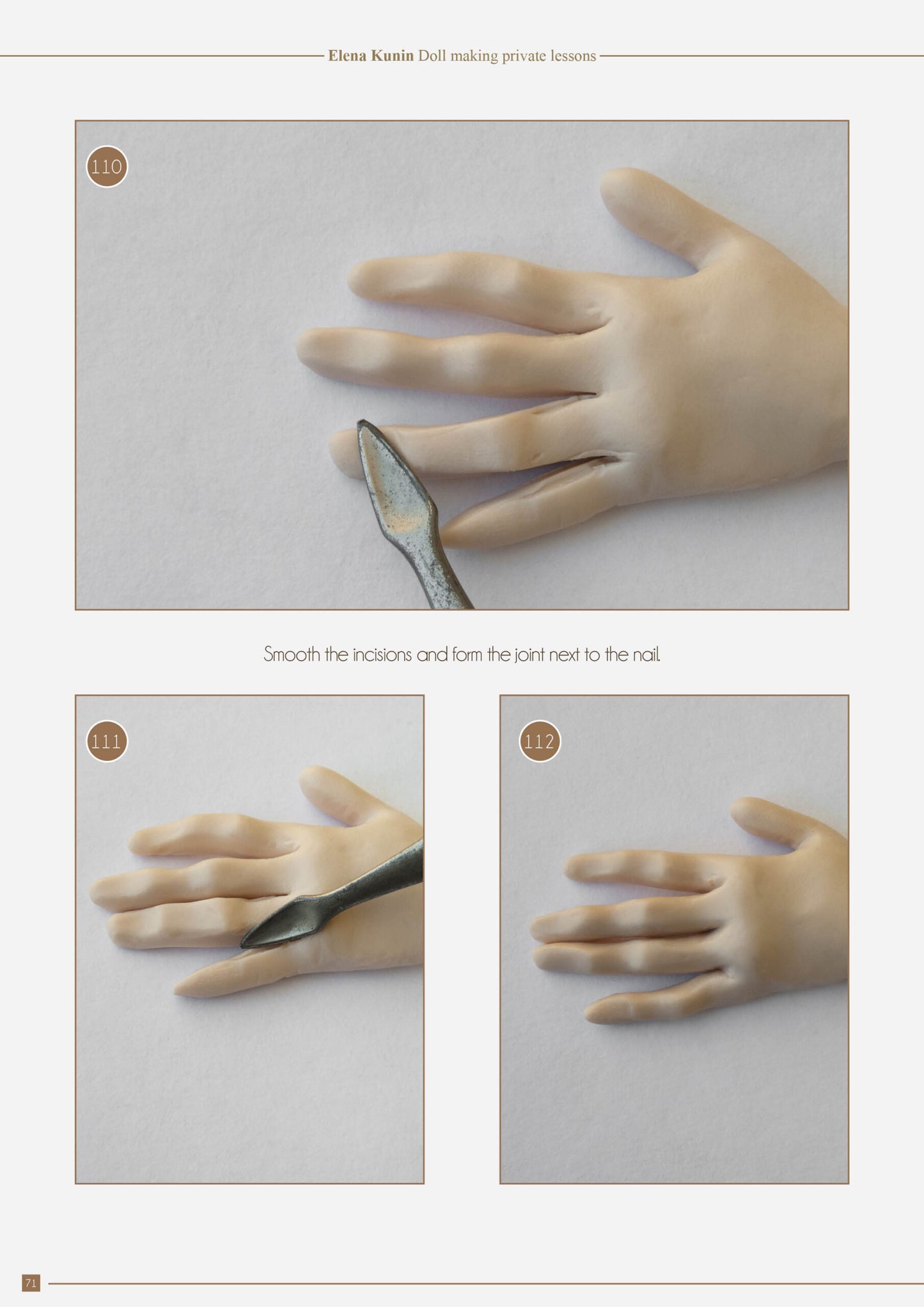 Sculpture, part two – Hands and feet. Mimics