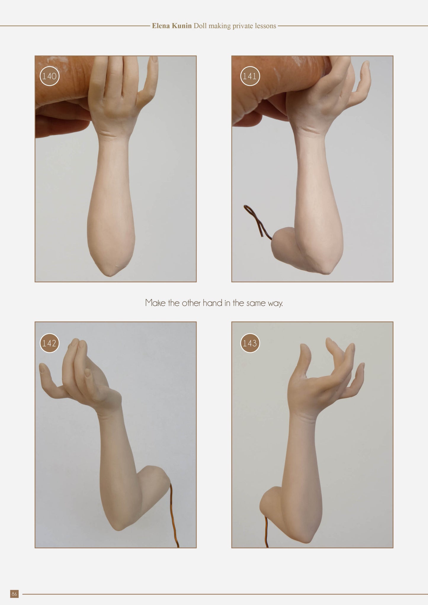 Sculpture, part two – Hands and feet. Mimics